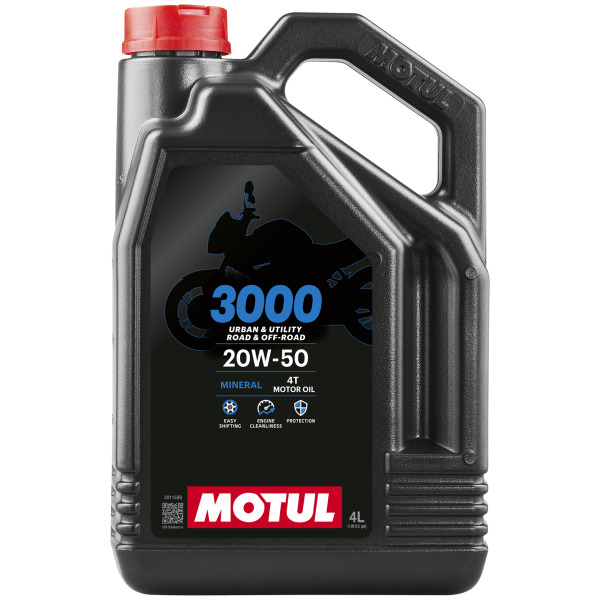 MOTUL Motul Mineral Oil 3000 20W50 4T 4 Litres
